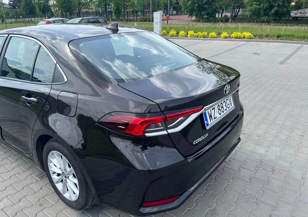 Toyota Corolla cena 73000 przebieg: 95000, rok produkcji 2019 z Warszawa małe 67